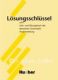 Lehr- und Übungsbuch der deutschen Grammatik. Lösungsschlüssel. Neubearbeitung