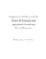 Implications of India's Judicial System of Economic and Agricultural Growth and Poverty Reduction