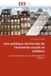Une politique territoriale de l'économie sociale et solidaire