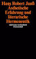 Ästhetische Erfahrung und literarische Hermeneutik
