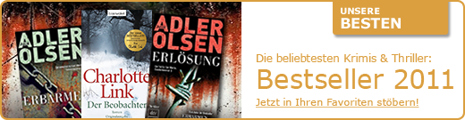 Unsere Krimi-Bestseller 2011 - hier stöbern